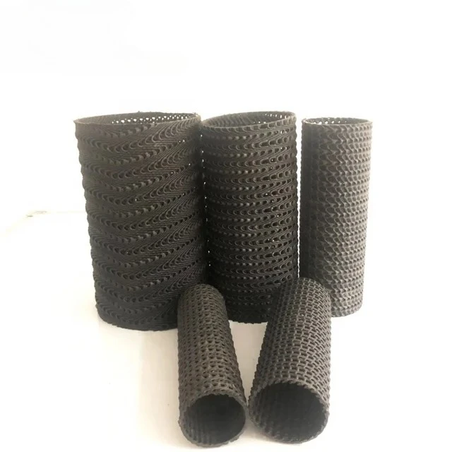 2025High Quality Hard Rigid Drainage Curved Mesh HDPE Permeable Pipe for Underground Seepage Drainage Plastic Blind Ditch