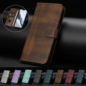 Case de billetera de teléfono de cuero retro para Nokia HMD Skyline Fuison Pulse Plus Pro X30 G22 G21 G20 G11 G10 C32 C30 C22 C20 C10 Cubierta 12 Best Vales Nokia C20 Caso - №12