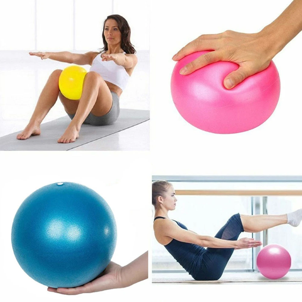 25cm Pilates Yoga Ball Explosion-proof Indoor Balance Exercise Gym Ball Fitness Equipment For Yoga Pilates Ballet Drop shipping