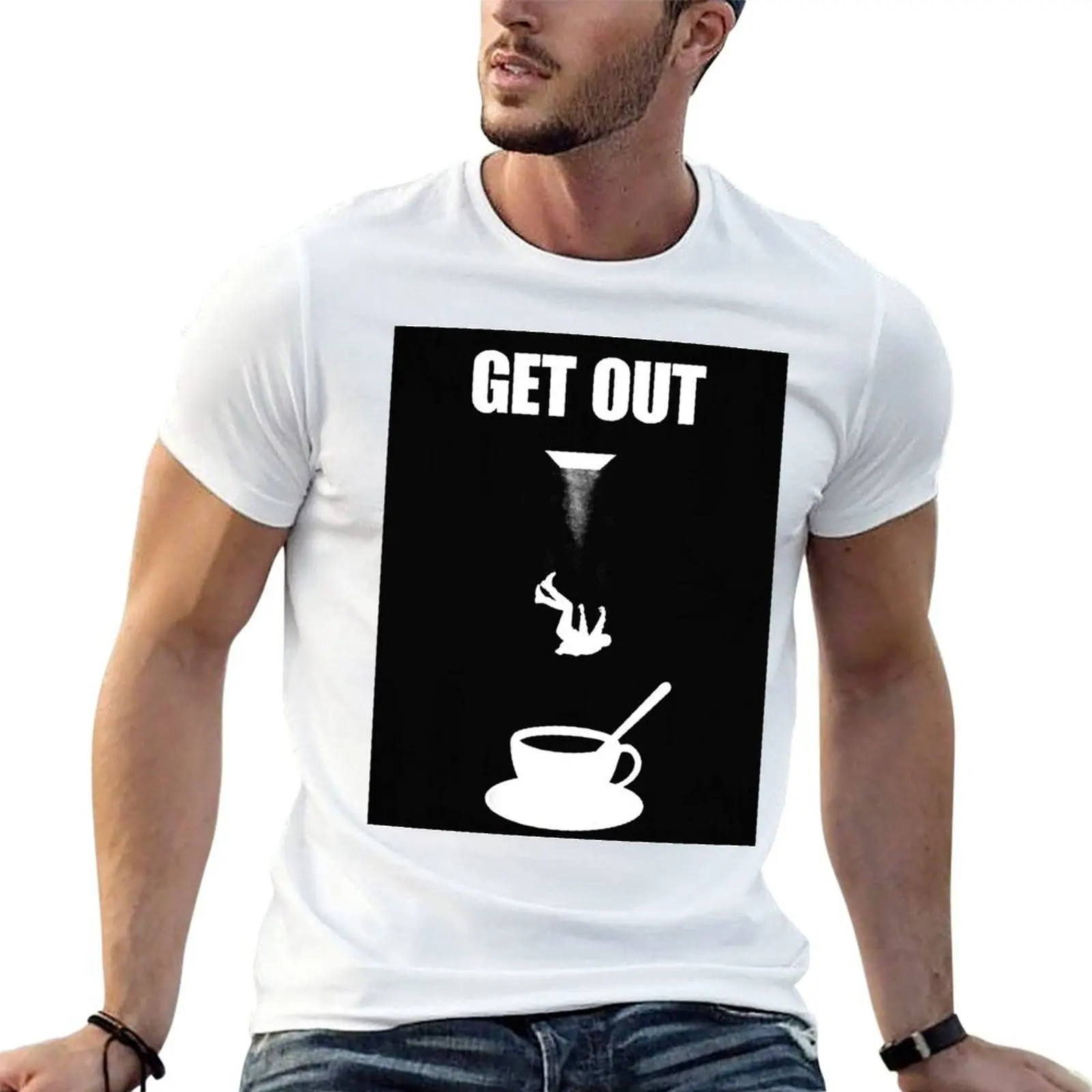 

Get Out - Minimal Movie Horror Fanart Alternative T-Shirt t shirt men 100% cotton luxury brand t shirt man luxury T-Shirt