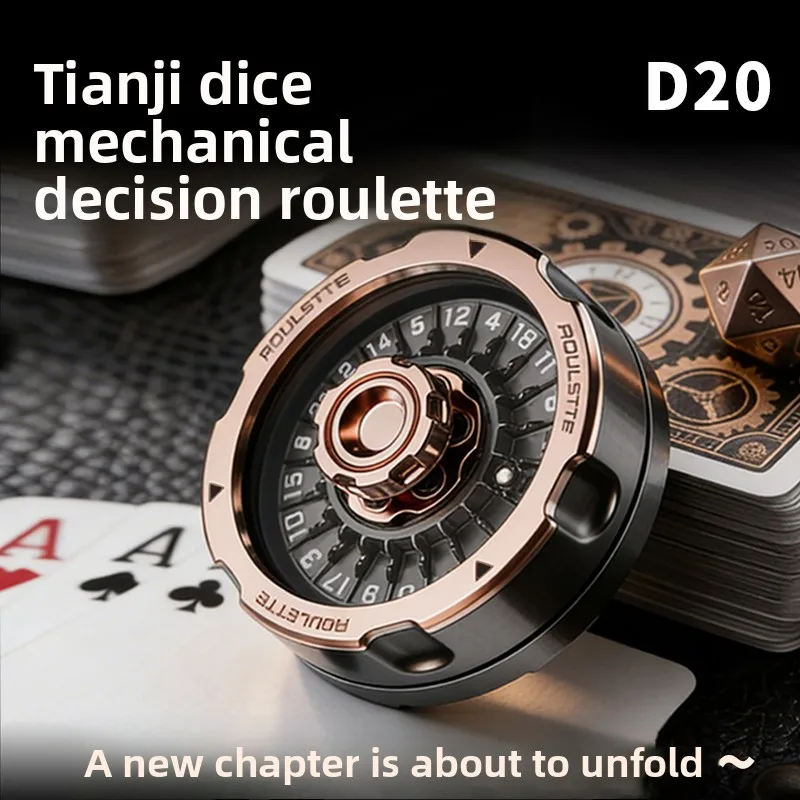 yijue-tianji-d20-rueda-de-decision-fidget-spinner-–-gyro-mecanico-para-tomar-decisiones-juguete-de-escritorio-de-descompresion-edc-de-aleacion-metalica