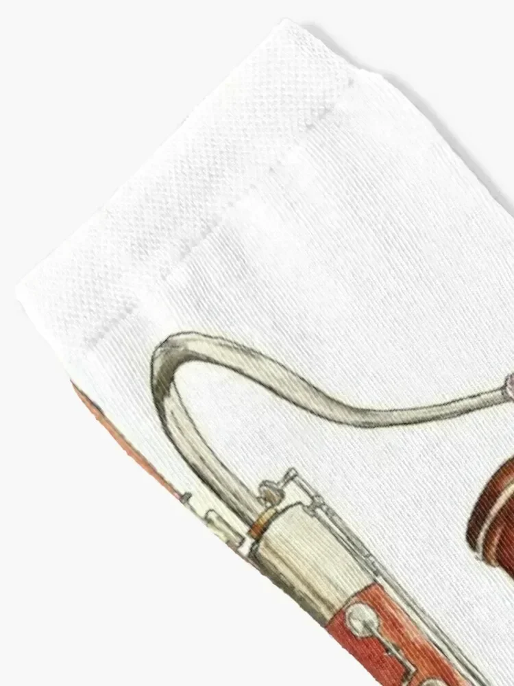 The Bassoon Socks tennis designer luxe bright garter Ladies Socks Men's