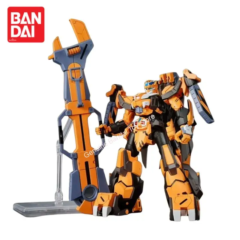 

In Stock Original Bandai Hg Super Robot Wars Og Mecha Battle Steel Lion Model Kit Cool Gift Mecha Warrior Figure Educational