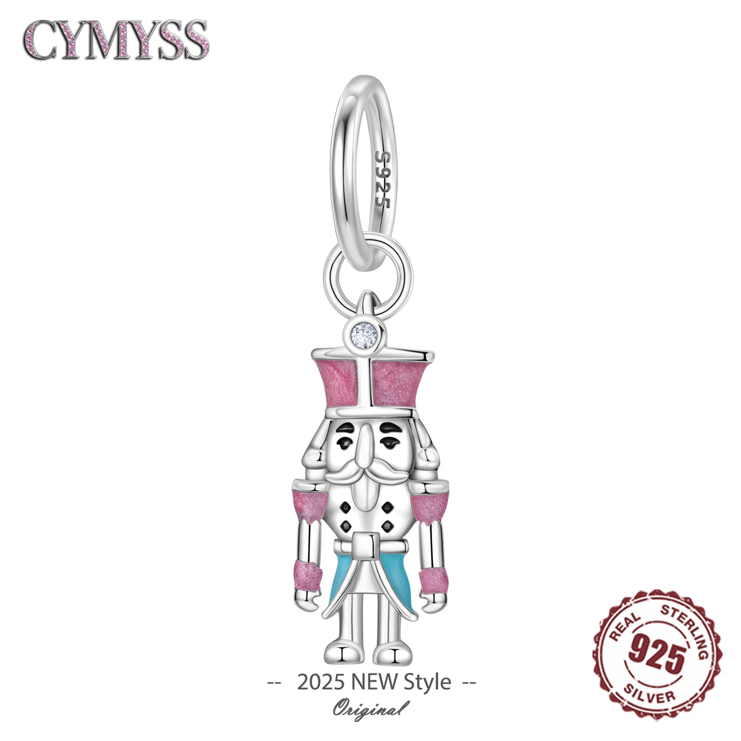 Original S925 argent Sterling conte de fées le casse-noisette breloques perles idéal pour Bracelet collier bricolage cadeaux de fête bijoux accessoire