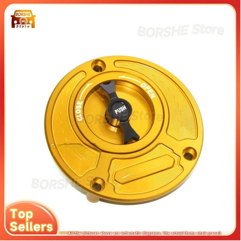 2026 مناسبة لدراجة نارية ياماها XMAX 300 XMAX 400 غطاء خزان الوقود سريع التحرير مع تصميم قابل للتغيير