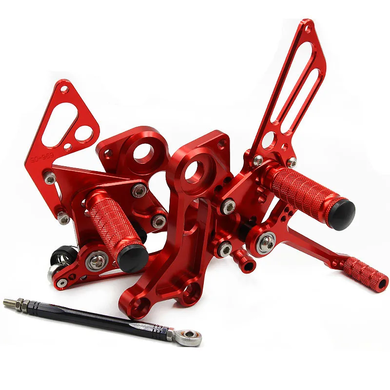 For Ducati Monster 696/796/1100/1100S/1100 EVO CNC Aluminum Alloy Motorcycle Footrest Foot peg Pedal Foot Peg Rearset Rear Set