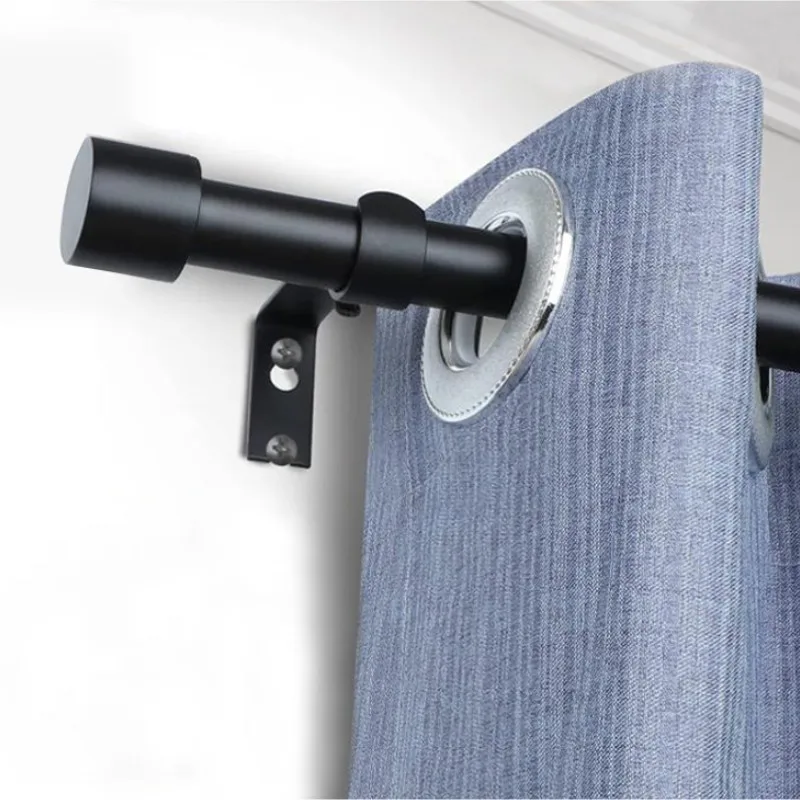 32-79 inch silent  Roman rod single pole Nordic curtain pole curtain track industrial style modern minimalist Curtain rod