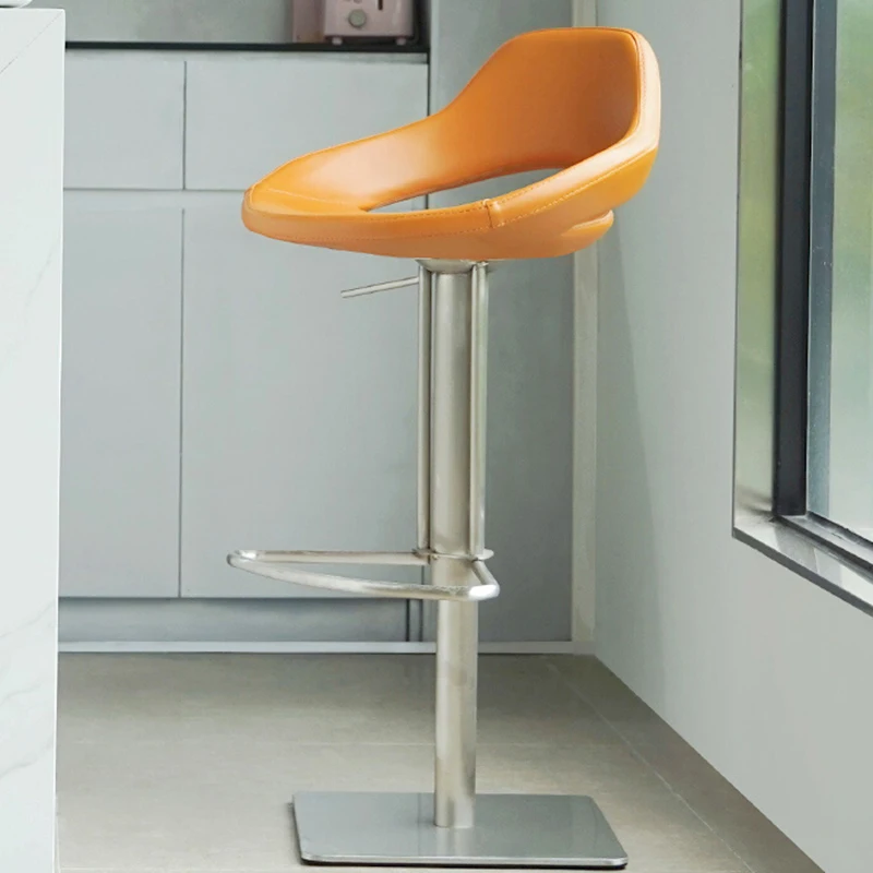 

Banks Luxury Bar Stools Dining High Banquet Office Home Bar Chair Manicure Designer Modern Banqueta Nordic Furniture TD50DC