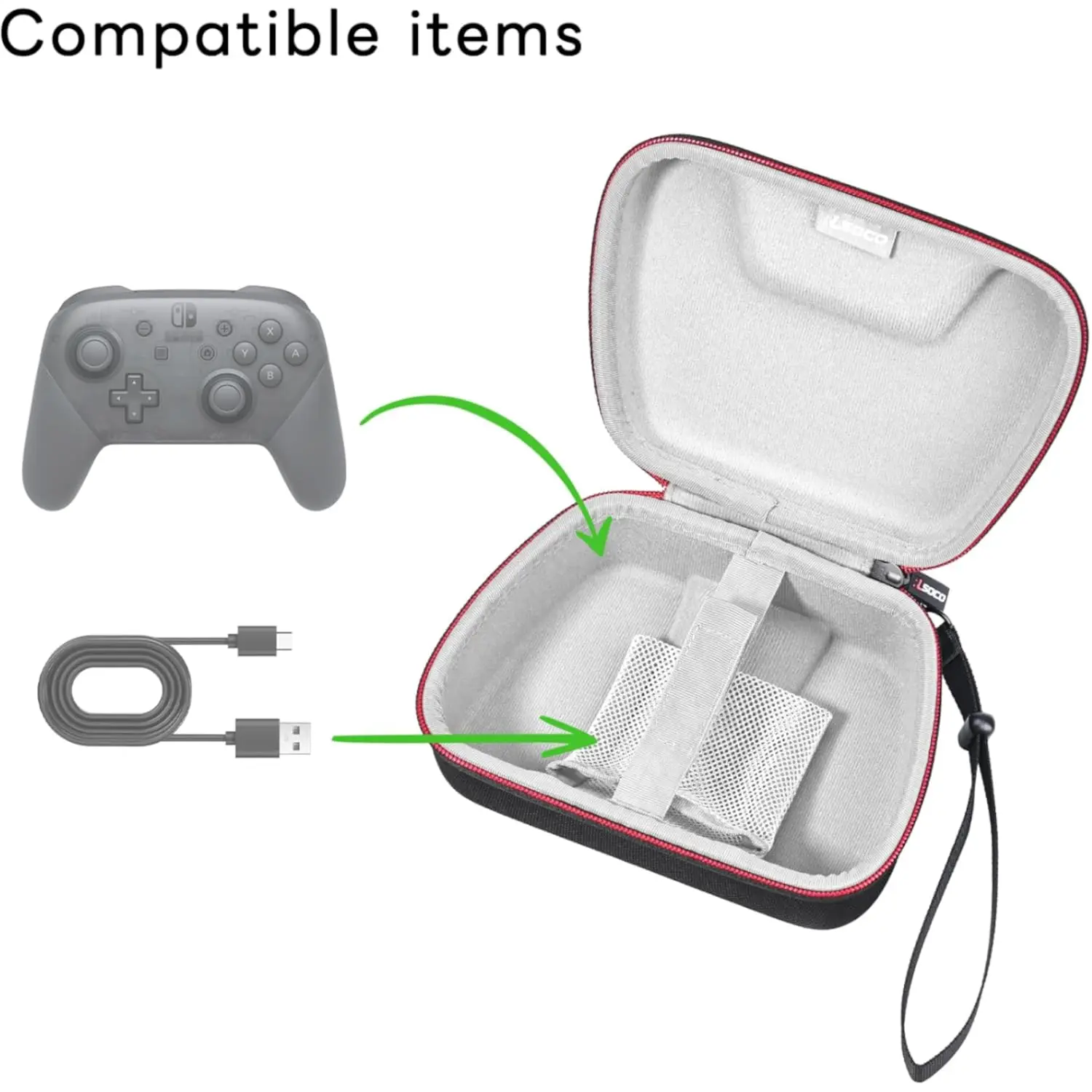 Protective Hard Case Suitable for Nintendo Switch Pro/Switch 2 Pro Controller (Case Only)