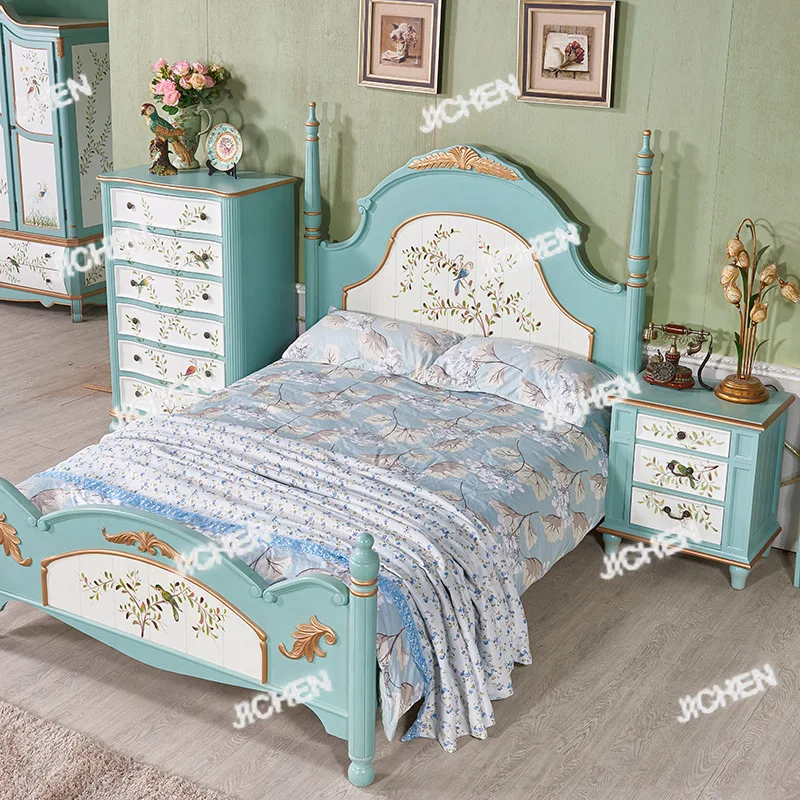 

Расписной шкаф-комод из массива дерева с шестью ящиками для гостиной и спальни