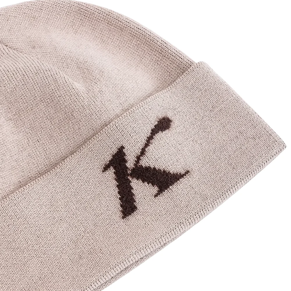 جديد للجنسين أزياء الشتاء قبعة عارضة بيني القبعات للرجل المرأة في الهواء الطلق K حرف K محبوك قبعة