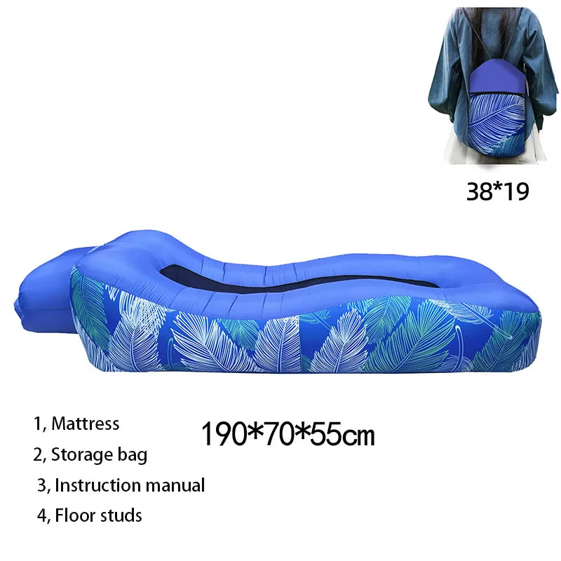 

Outdoor Camp Bed, Water and land dual-purpose inflatable bed, outdoor camping Mat, waterproof Mattress,Quick inflatable sofa