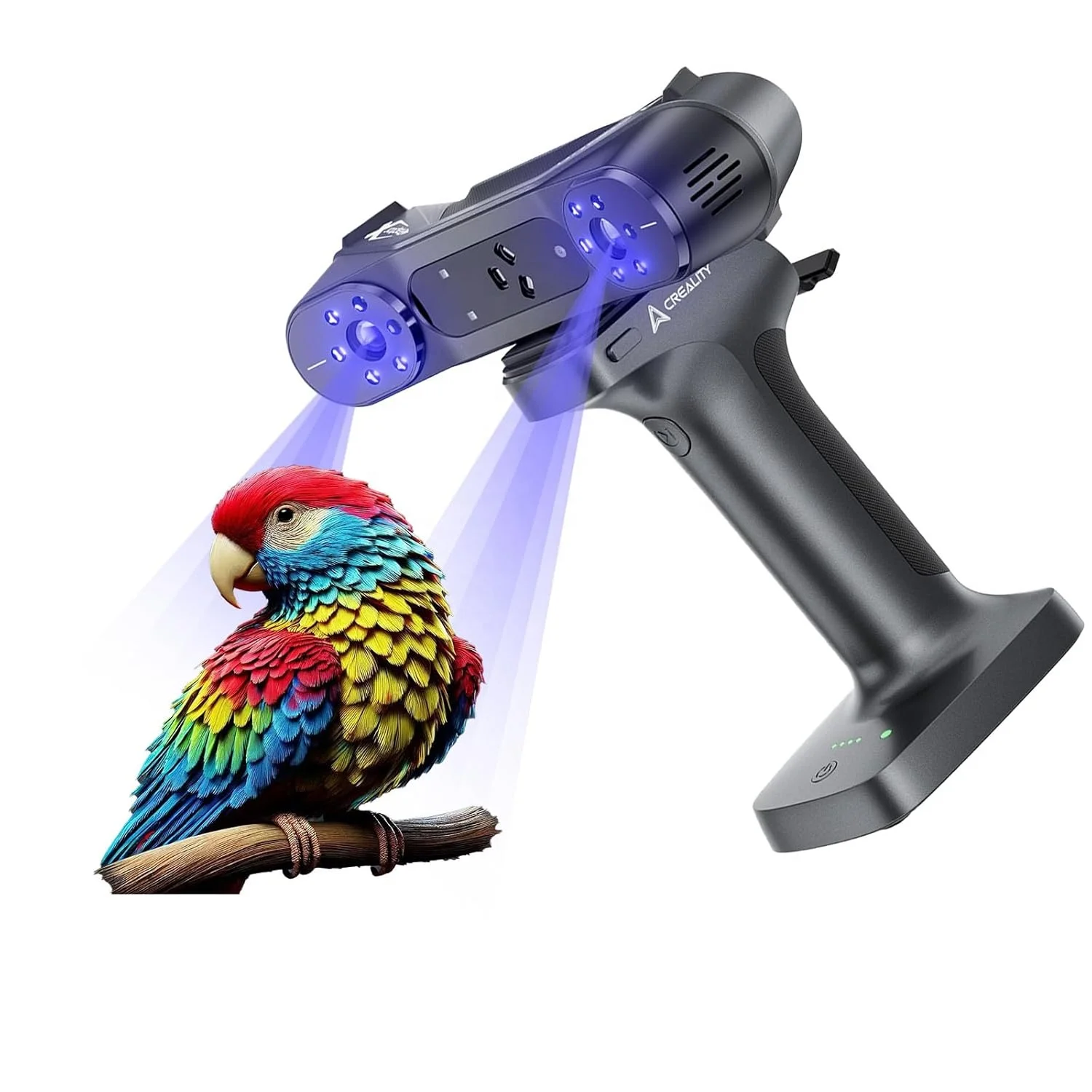 Original Raptor X Handheld Wireless 34+7 Blue Laser Lines Combination WiFi-6 Full Color Fast 3D Scanner