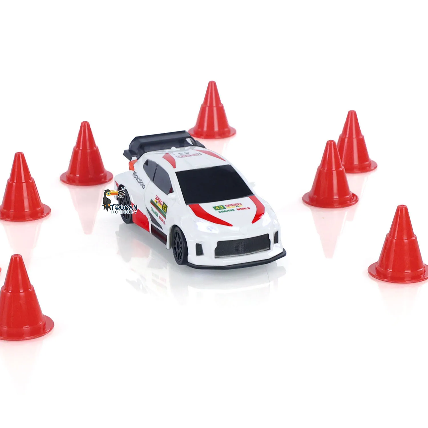 

2,4 ГГц 1/43 4WD RTR RC Drift Car с высокоскоростной подсветкой, гироскоп, забавная мини-игрушка для детей и любителей моделей, коллекционный дисплей