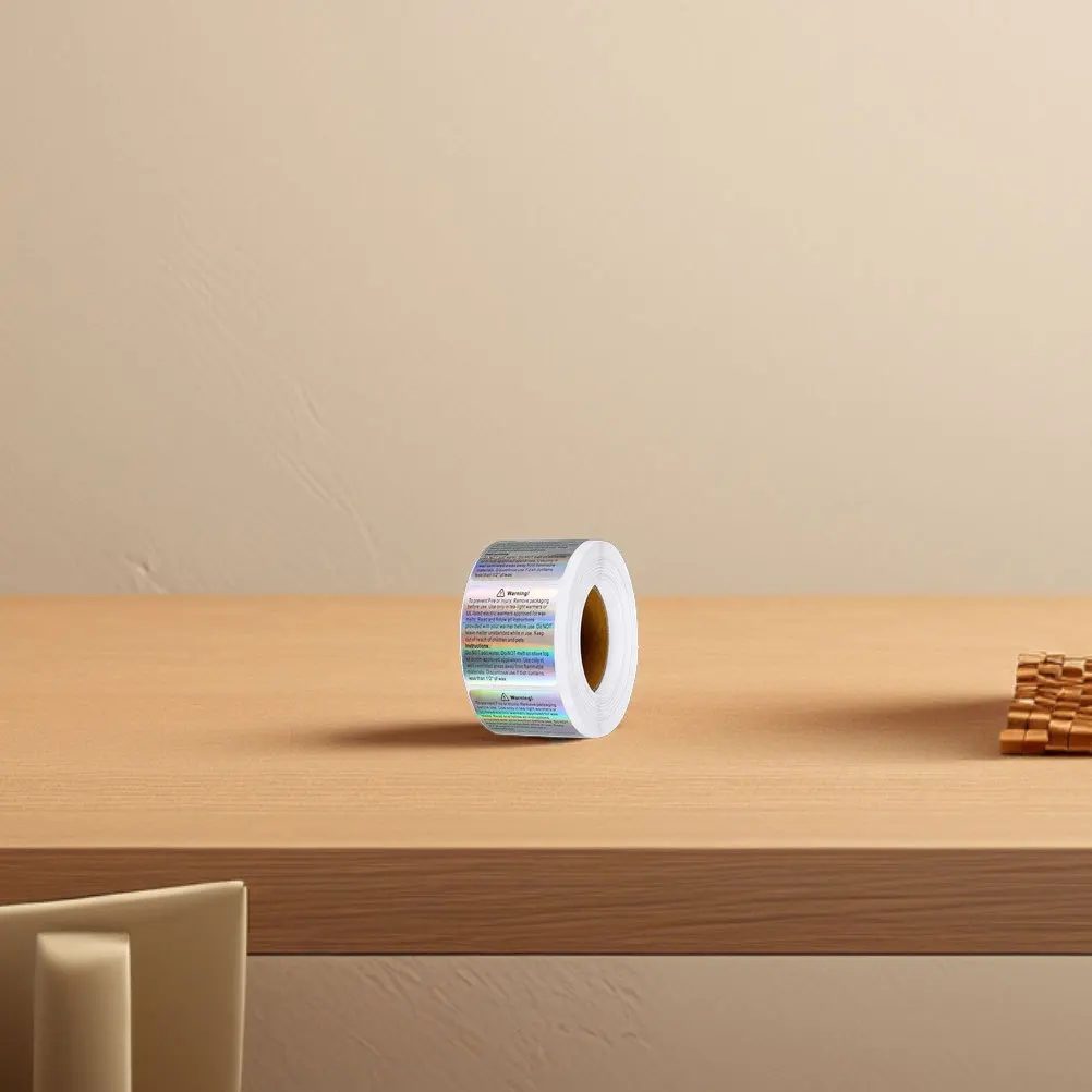 500 шт., предупреждающие наклейки для плавления воска, клейкие защитные этикетки для самостоятельного изготовления контейнеров для хранения