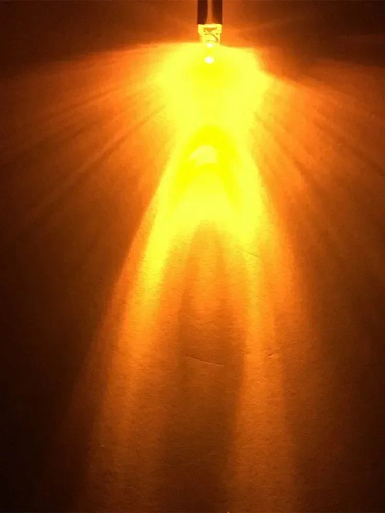 5/10/20/50/100 pièces 3mm perles lumineuses supérieures rondes pré-câblées LED eau 20cm blanc décoration Diodes électroluminescentes ampoules pré-soudées