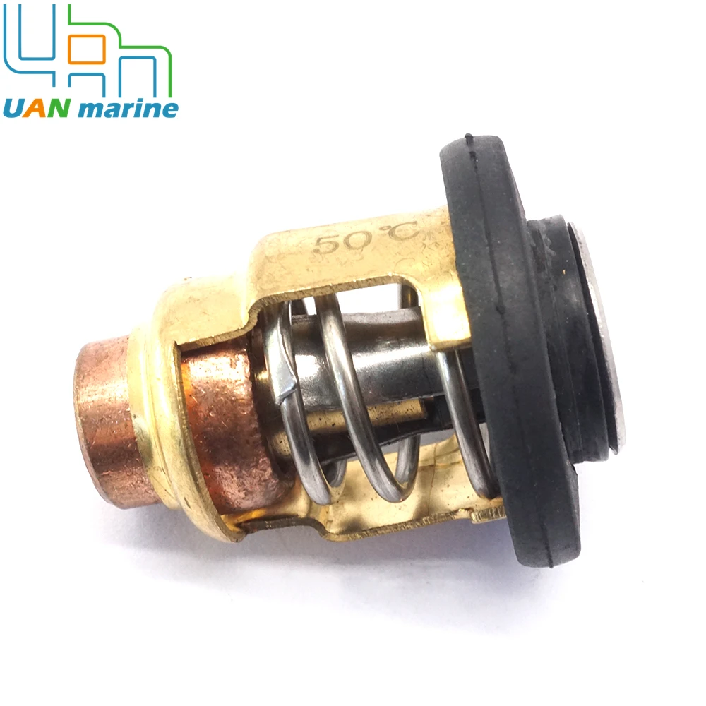 50℃ /122℉ Thermostat 6E5-12411 688-12411 6H3-12411 6E5-12411-10 for Yamaha FOR SUZUKI Outboard Motor 15HP 25HP 30HP 40HP- 220HP