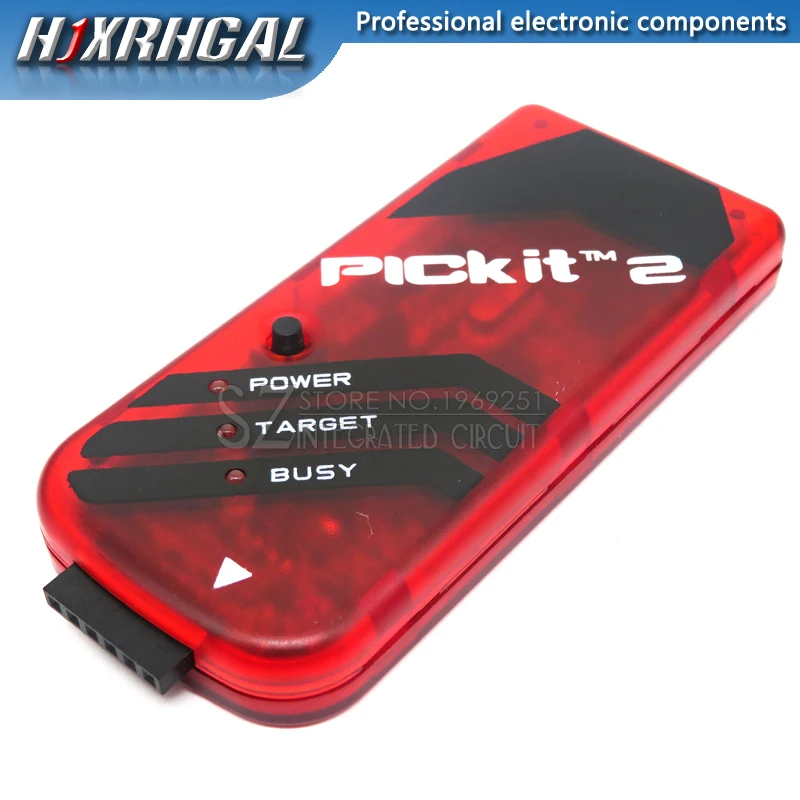 1PCS PICKIT2 PIC Kit2 Simulator PICKit 2 Programmer Emluator Red Color w/USB cable Dupond Wire