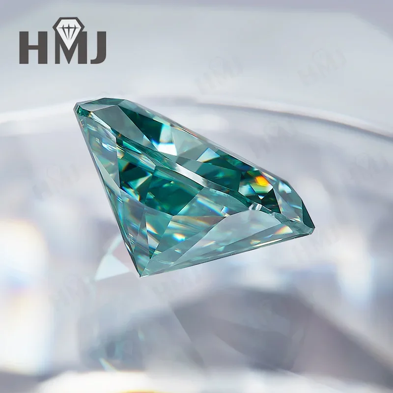 Moissanit-Losesteine, länglicher Kissen-Schliff, D-Farbe, VVS1, 3 Karat, diamanttester-zertifiziert, für Schmuckherstellung, Materialien im Großhandel – Detail 22