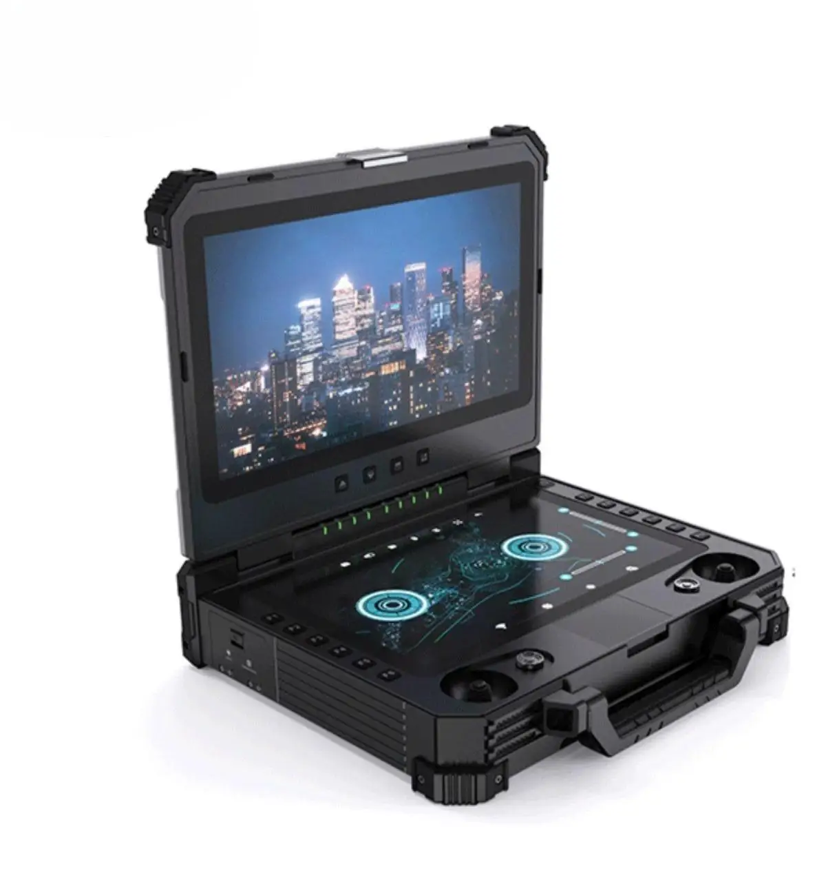 UAV Dual-Screen Ground Station Ground Control Station GCS 13.3-inch Handheld Ground Station T40 UAV Remote Controller