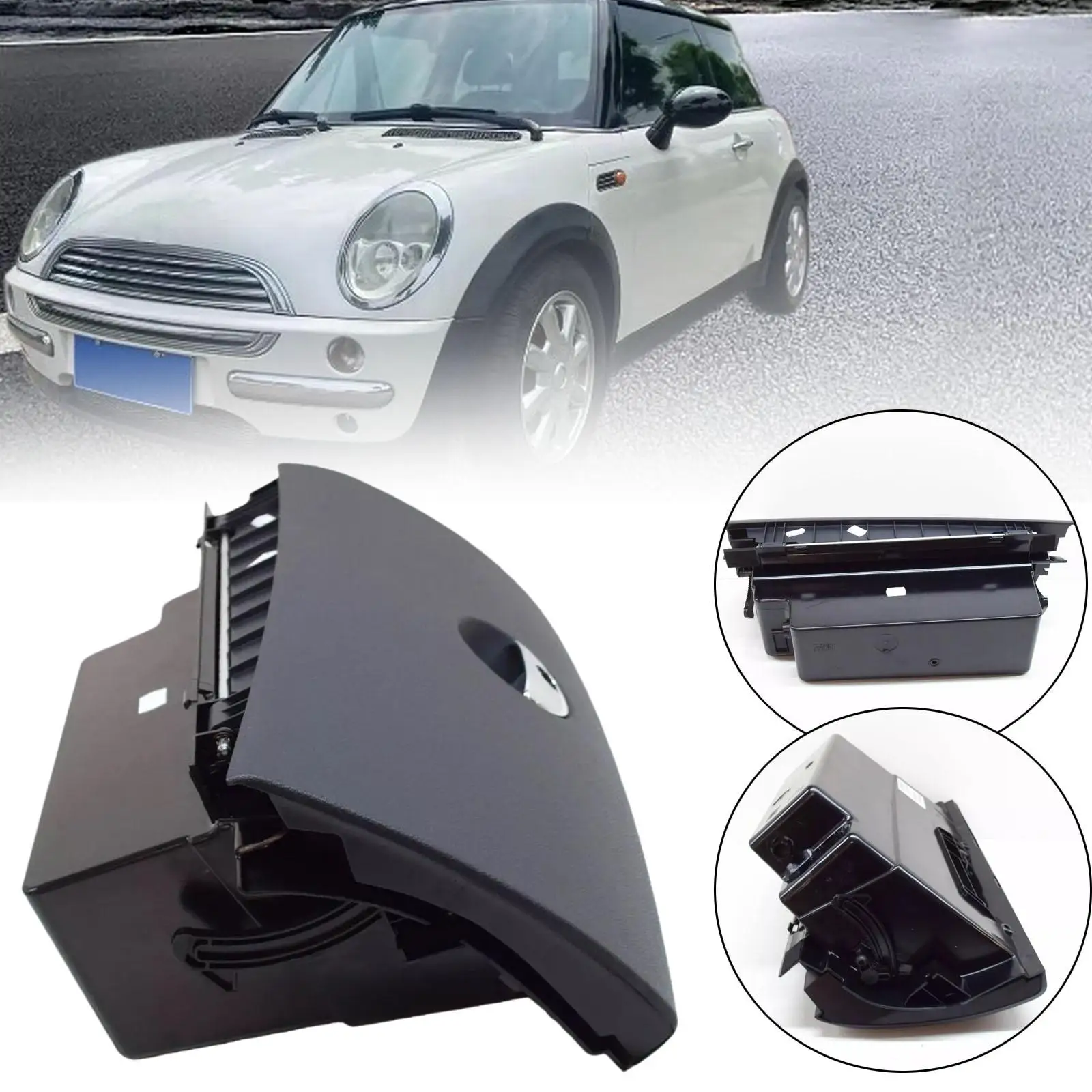 Car Glove Box Door Lid Cover Left Hand Drive 51166959970 Assembly Lockable Repair Parts 51167058398 for Mini R50 R53 R52