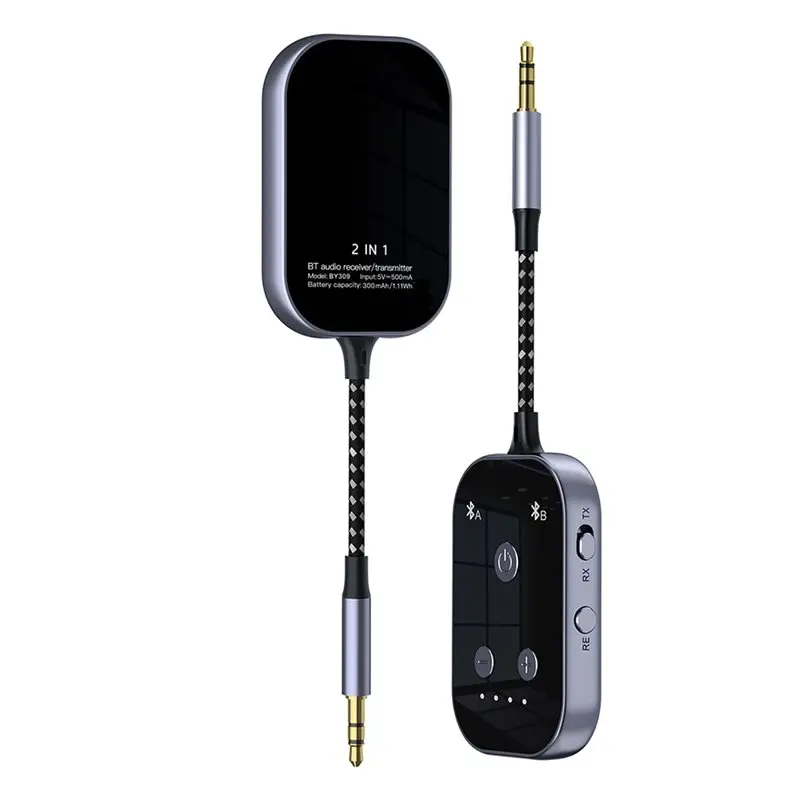 

AT82-Airplane For Speaker PC Car TV 2-в-1 Bluetooth 6.0 3.5 мм AUX Jack Беспроводной передатчик-адаптер