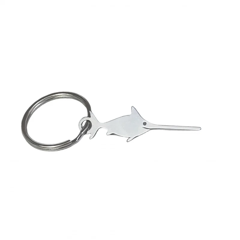 1Pc 304 stainless Steel Swordfish SIM Ejector Tool,Creative Phone Card Ejector,Creative Keychain,SIM Card Pin,Backpack Pendant view 4