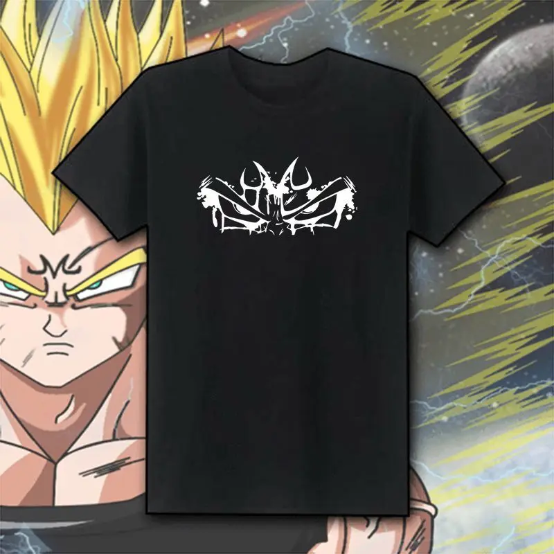 Camiseta con estampado de Anime Dragon Ball de Akira Toriyama para hombres y mujeres de verano de algodón puro de manga corta Anime japonés Monster Vegeta