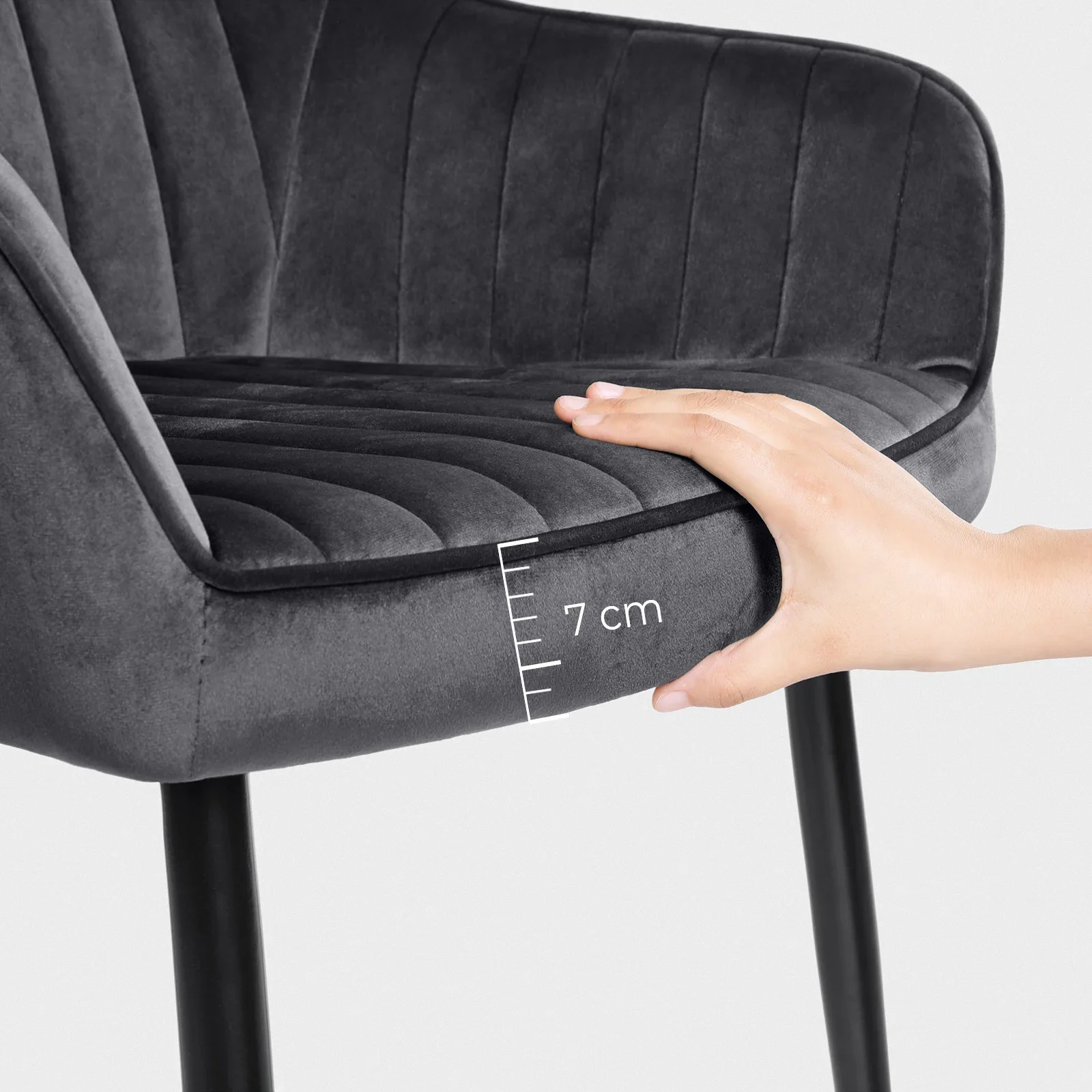 

--Nordic Velvet Dinning Chair Set Modern Hotel Luxury Fabric Restaurant Dining Room Chair