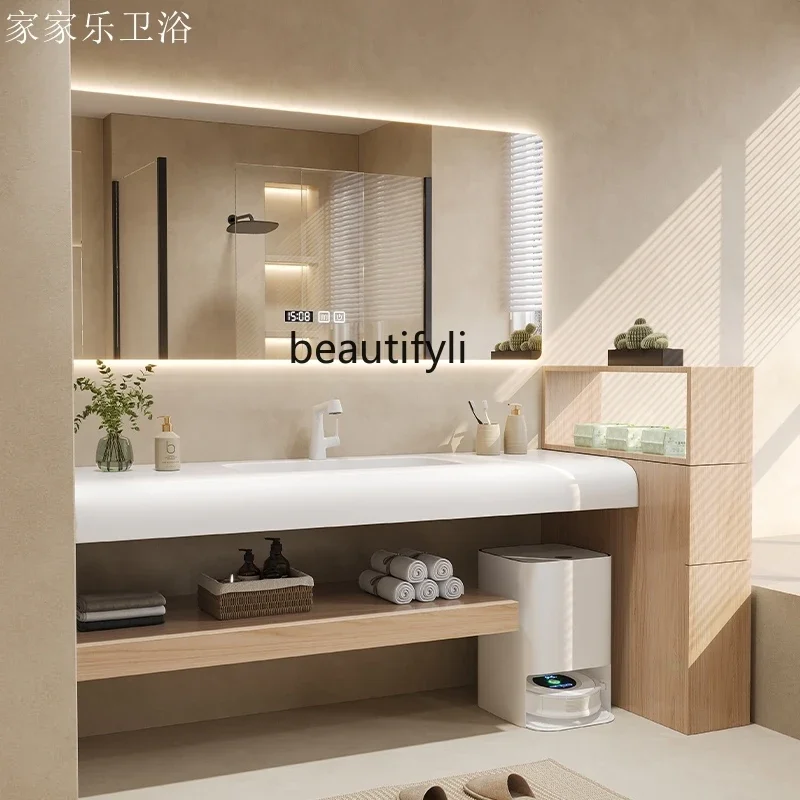 

Y13 Высококачественная встроенная раковина Corian, шкаф для ванной комнаты, современный и простой, ручной умывальник, умывальник