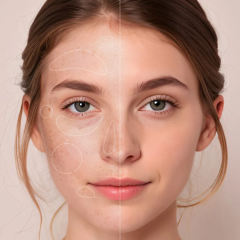 Wijzig Huidskleur Vloeibare Concealer Foundation Lange Tijd Vochtinbrengende Crème Cover Acne Vlekken Donkere Cirkel Niet Gemakkelijk Te Verwijderen Make-Up