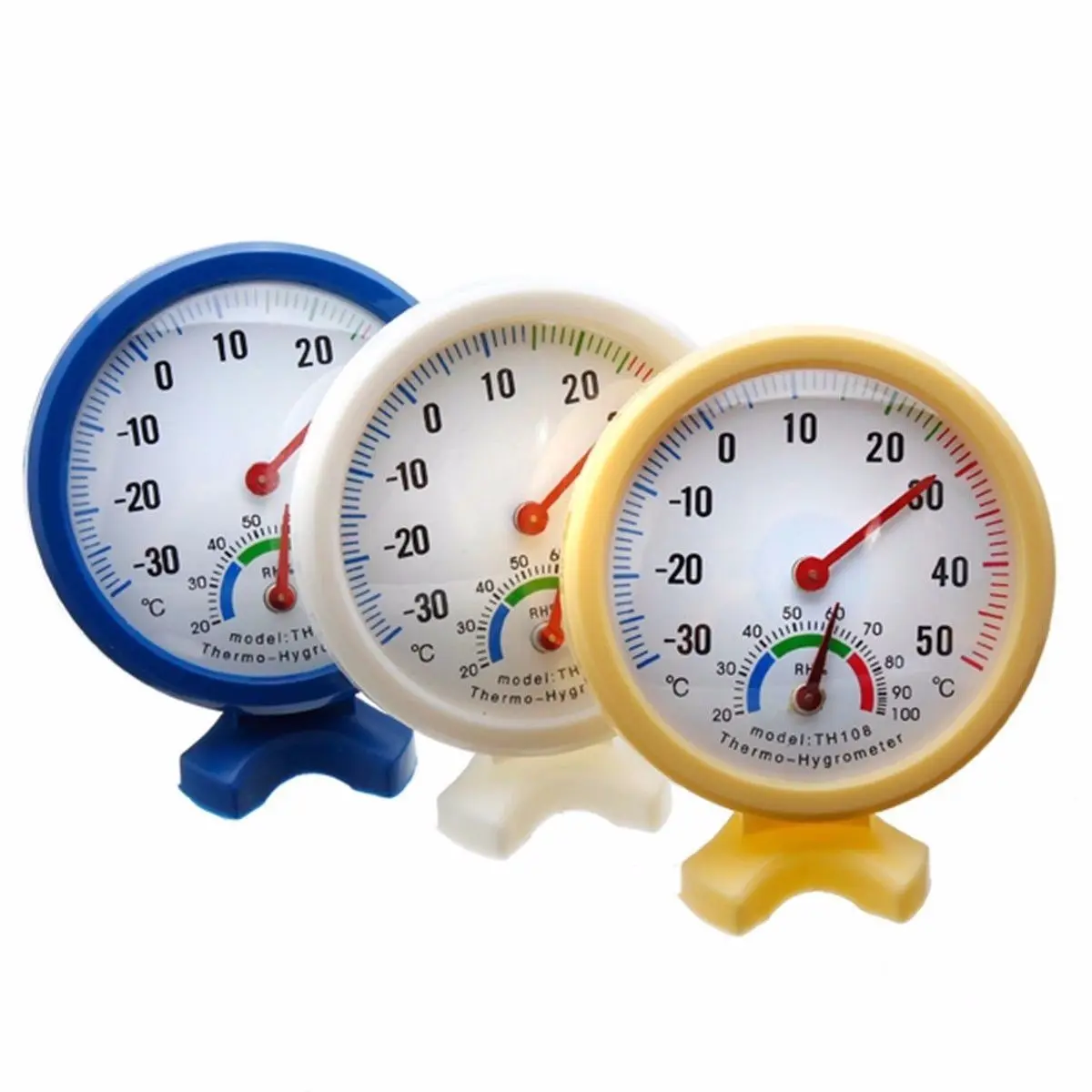 

​Temperature Indoor Outdoor Wet Humidity Thermometer Hygrometer Meter