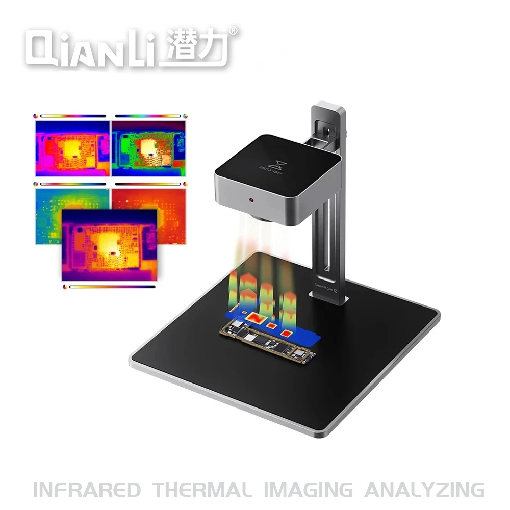 

Qianli MEGA-IDEA Infrared Thermal Imaging Analyzing Camera Super IR Cam 2S Pro 3D For PCB Short Repair Fault Detector Diagnosis