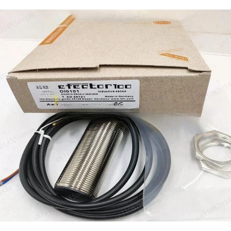 IFM DI0101 DIA2010-ZROA EFECTOR Inductive Proximity Sensor 5-3600 I/MIN Speed Detection Switch