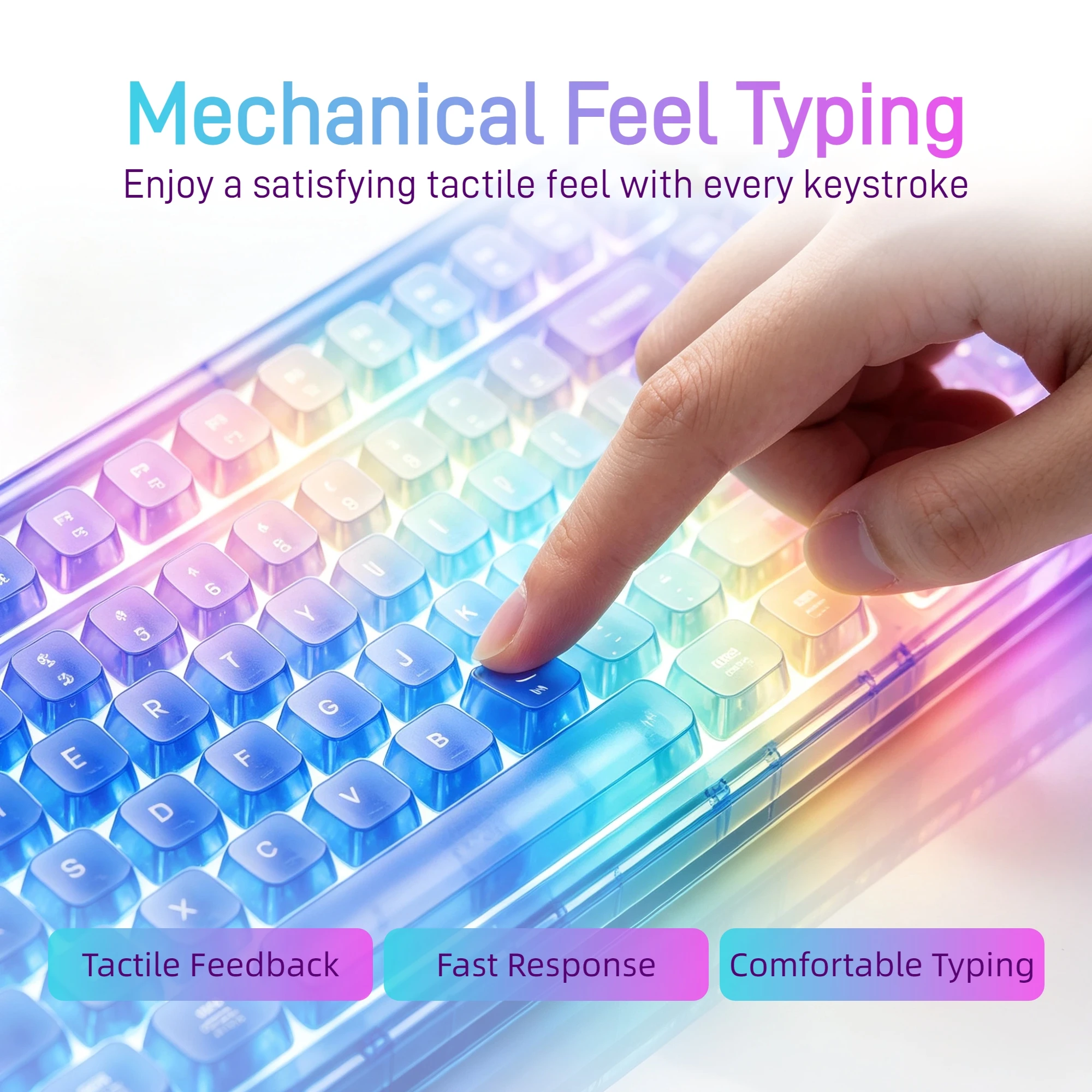 Keyboard Gaming Nirkabel Trans - Desk Setup Pc And Laptop ulasan dan harga