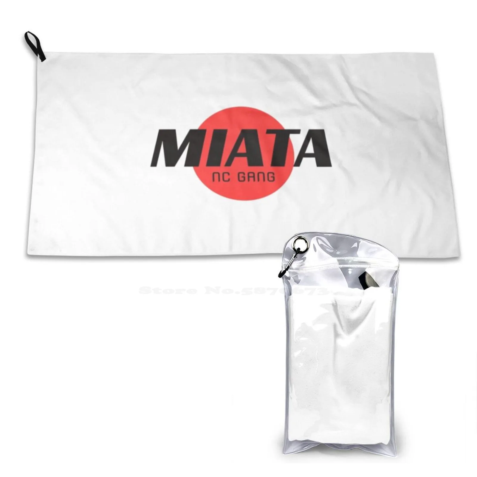 Miata Nc Gang Mx-5 Soft Microfiber Fabric Face Towel Miata Nc Gang Jdm Japan Roadster Mx5 Mk3 Car