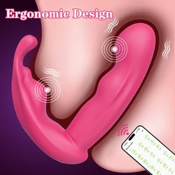 Bluetooth APP Wearable Dildo Vibrator for Women G Spot Vagina Massager Clitoris Stimulator Sex Toys for Couple Female Adult Good