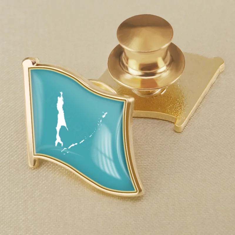 Sakhalin Oblast of Russian Federation Flag Lapel Pins Broochs Badges