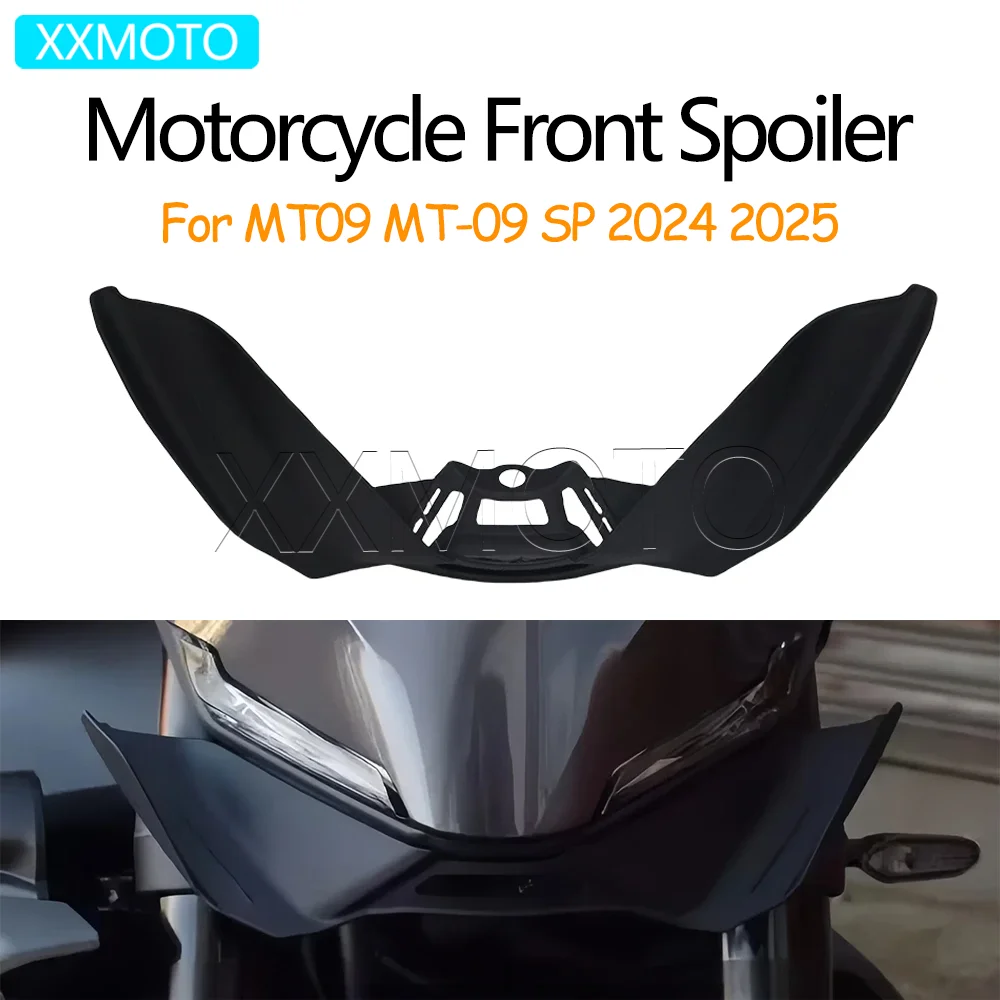 

For Yamaha MT-09 MT09 MT 09 SP 2024 2025 Motorcycle Aerodynamic Winglet Front Spoiler Downforce Frontal Spoilers Kit Accessories