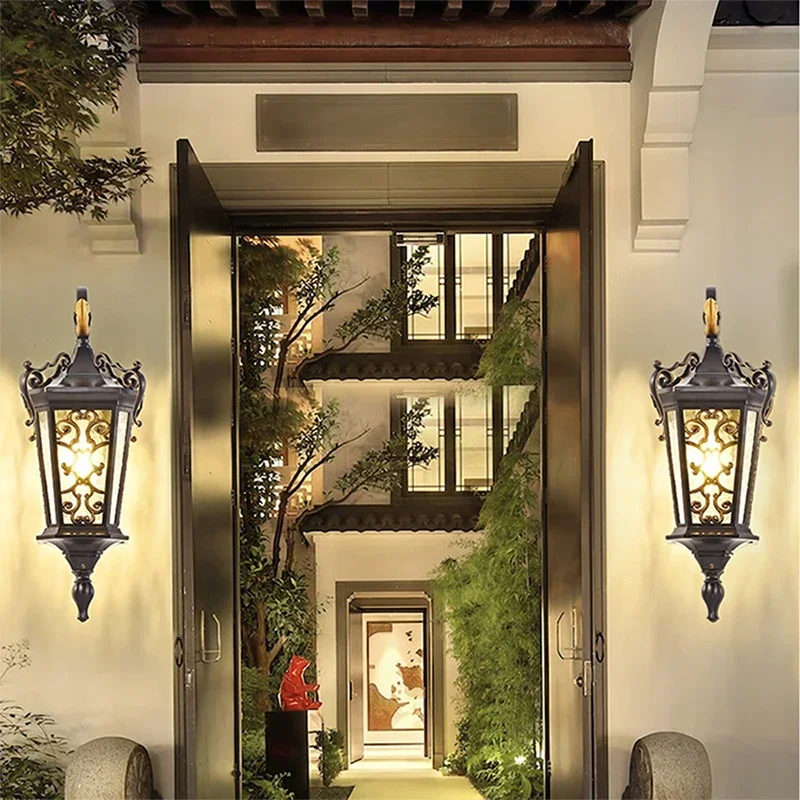 PLLY Contemporary LED Outdoor Wall Lamps Electric Simplicity Waterproof Balcony Hallway Courtyard Villa Gate Hotel