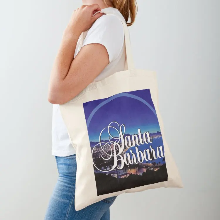 

Santa Barbara 80s daytime soap logo Tote Bag Woman shopper bag Large bags for women tote bag screen large size bags
