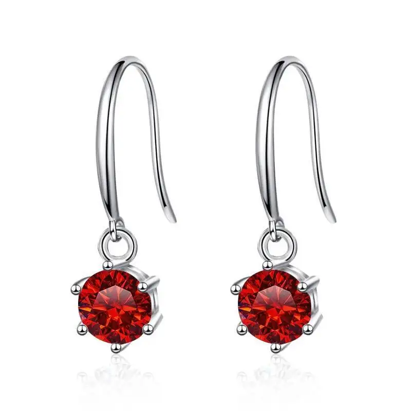 JoiasHome Tropfenohrringe aus 925er-Sterlingsilber, 0,5 Karat, funkelnder Moissanit, für Damen, klassischer edler Schmuck, besteht den Diamanttest – Detail 8