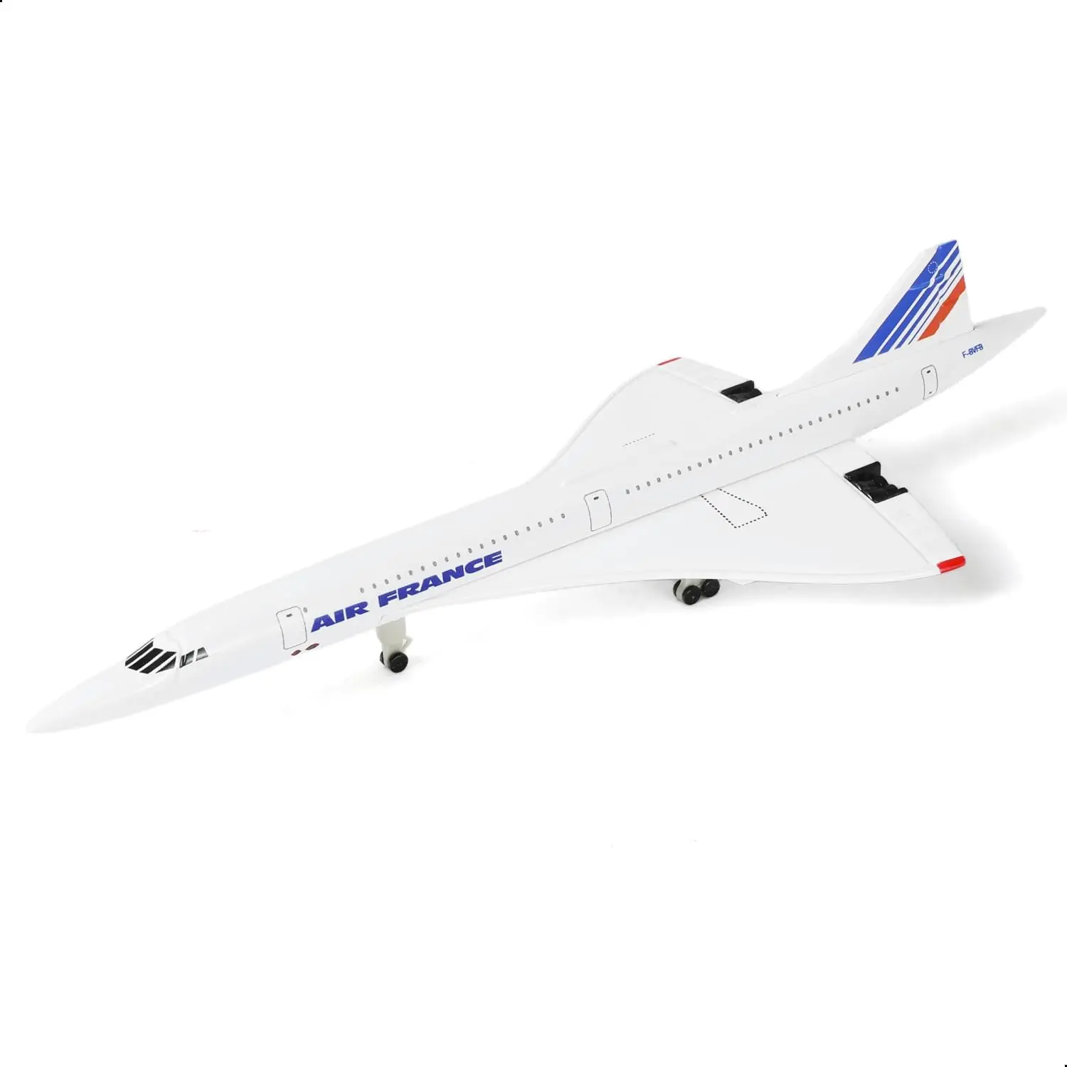 1/300 Scale France Concorde Toy Airplane Model 20cm Metal Diecast Model Plane with Stand for Collections Display or Boys Gift