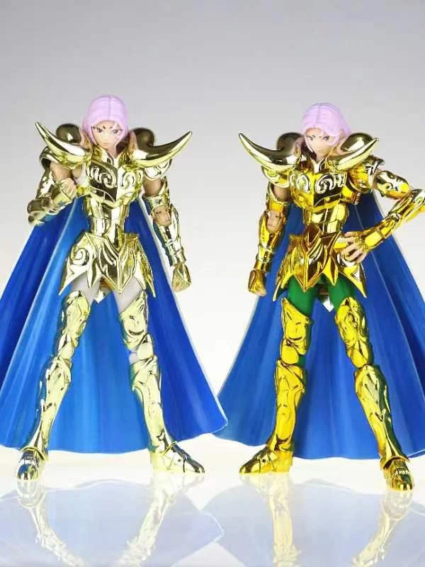 

CS Model Saint Seiya Myth Cloth EX Aries Mu Metal Corner with Shion head Knights of the Zodiac Anime Action Figure Toys