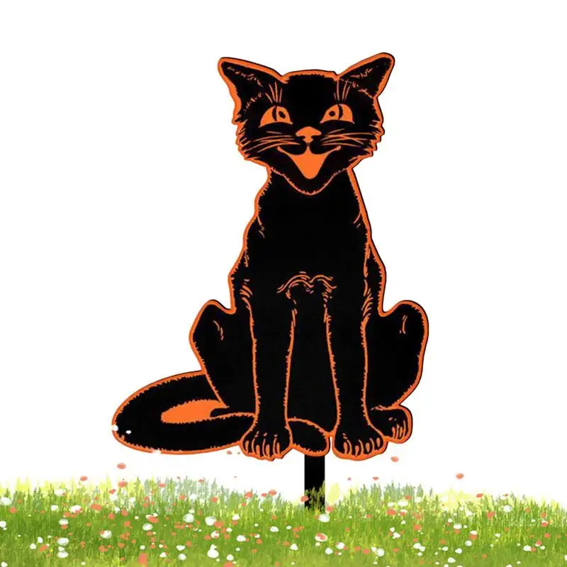 

Black Cat Stake Decor Acrylic Black Cat Decor Stake Waterproof Black Cat Outdoor Garden Decoration Black Cat Garden Patio Lawn