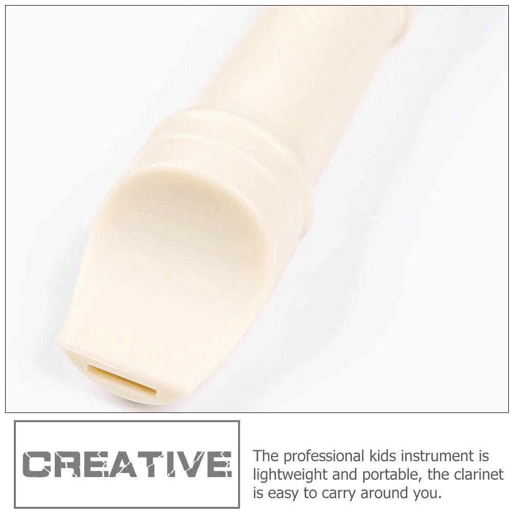 

Professional Plastic 6-Hole Clarinet Beginner Children Portable Lightweight Wind Instrument Practice Music Instrument with Bag