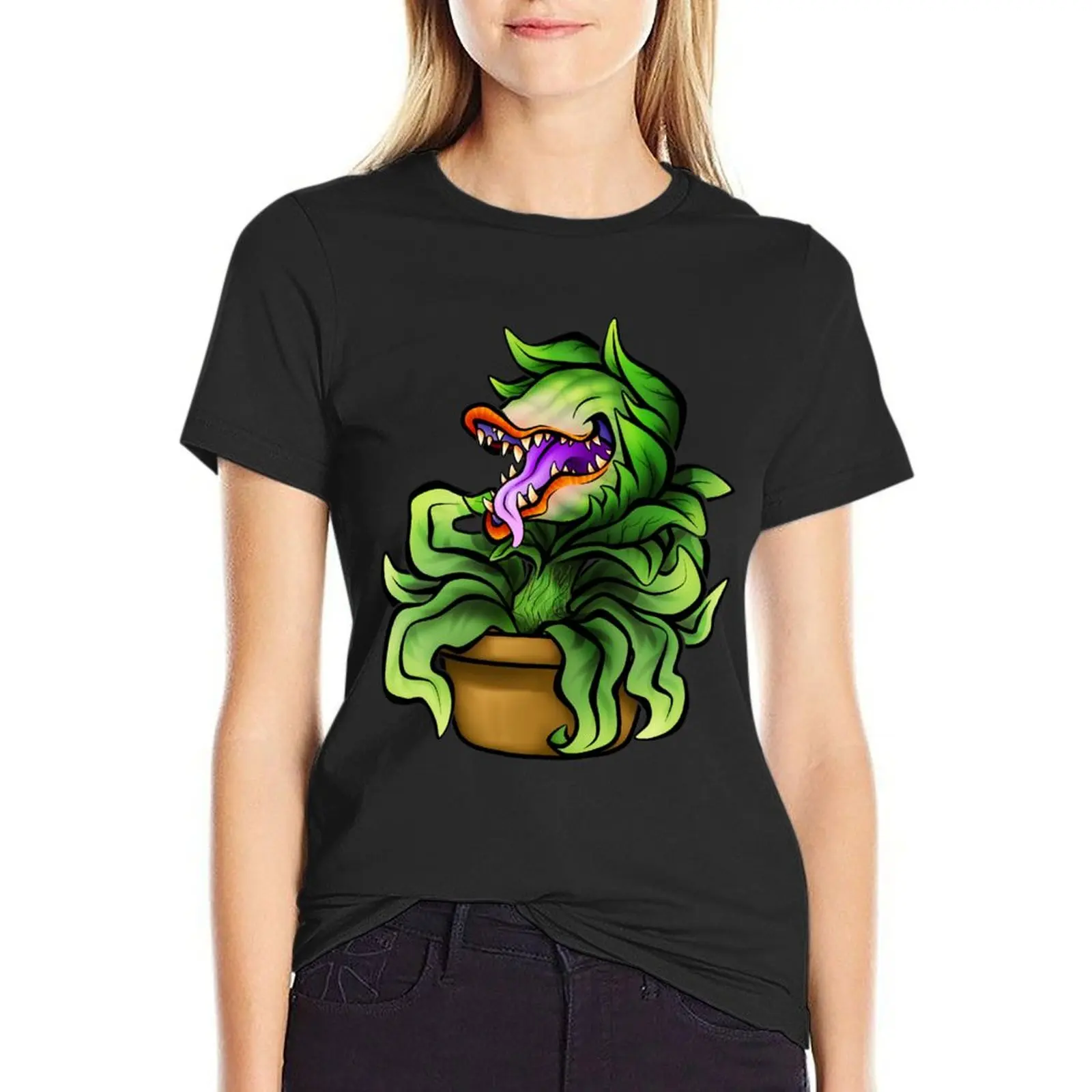 Feed Me, Seymour! T-Shirt Short sleeve tee Aesthetic clothing Summer Women's clothing