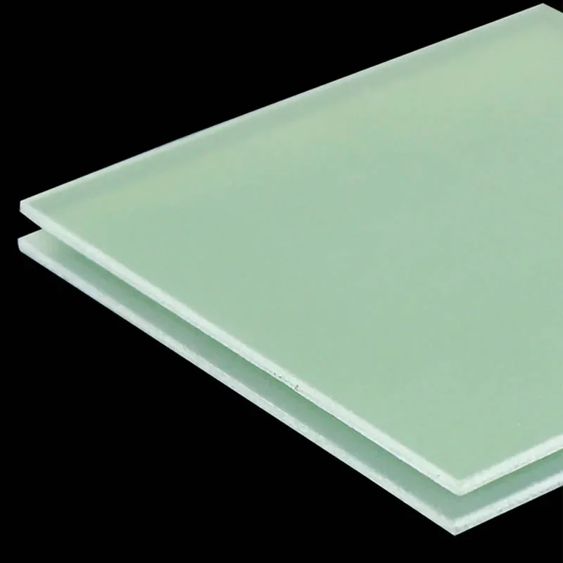 3240 Water Green Epoxy Board Insulation Resistant Resin Glass Fiber Carving Electrical Wood Board Thick 1-8mm