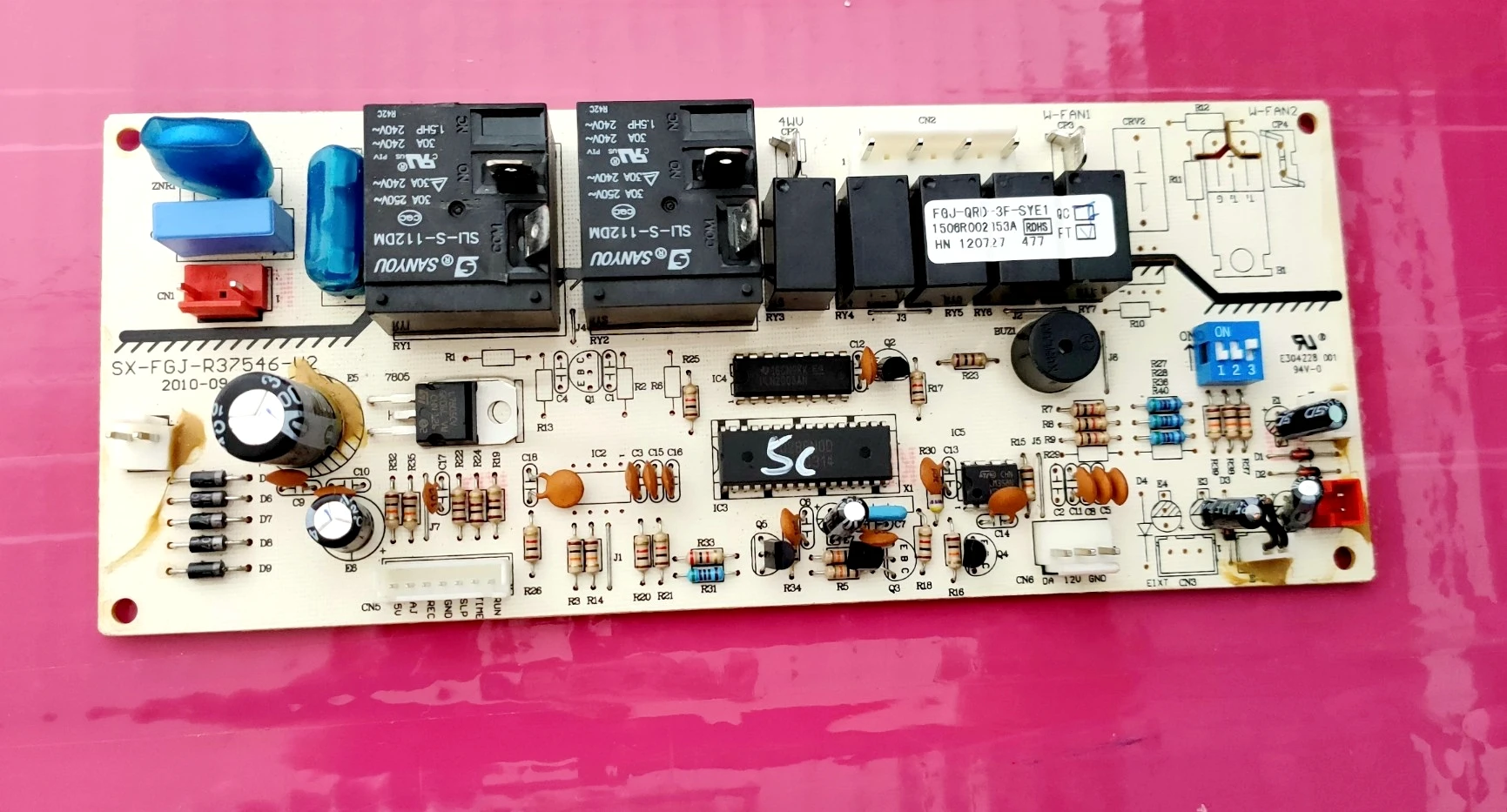 

Подходит для модели вентилятора воздуховода кондиционера A*U*X FGJ-QRD-3F-SYE1, компьютерная плата SX-FGJ-R37546-V2