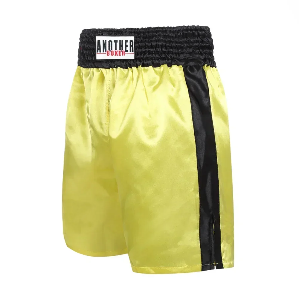 Muay Thai Fight Shorts Unisex Kick Boxing Pants Women Men Kids MMA Training Shorts Competition Game Sanda Grappling Clothes